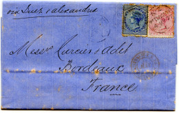 NOUVELLE ZELANDE - LETTRE DE WELLINGTON POUR PARIS, 1877 - Cartas & Documentos