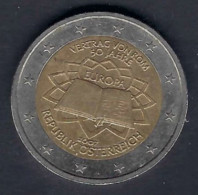 AUTRICHE - 2 Euro - 2007 - Verdrag Von Rome - Europa - Circ - Oostenrijk