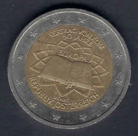 AUTRICHE - 2 Euro - 2007 - Verdrag Von Rome - Europa - Circ - Oesterreich