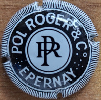 Capsule Champagne POL ROGER & Co Série Initiales Noires, Cinq Petits Points, Noir & Blanc N°35 - Pol Roger