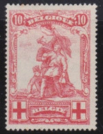 Belgie  .   OBP    .    127    .   *      .   Ongebruikt Met Gom    .   /   .    Neuf Avec Gomme - 1914-1915 Croix-Rouge