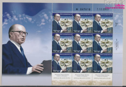 Israel 1765 Kleinbogen (kompl.Ausg.) Postfrisch 2004 Menachem Begin Heritage Center (10331694 - Unused Stamps (without Tabs)