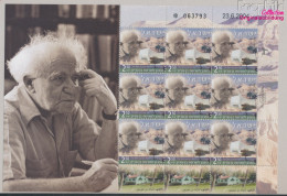 Israel 1798 Kleinbogen (kompl.Ausg.) Postfrisch 2004 Ben Gurion Heritage Center (10331692 - Unused Stamps (without Tabs)