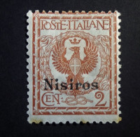 Italia - Italy - Italie  NISIROS - 1912 -  Greece Aegean Islands Egeo Nisiros 2 C - Ägäis (Nisiro)