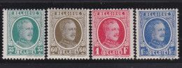 Belgie  .   OBP    .    254/257      .   **    .   Postfris    .   /   .    Neuf Avec Gomme Et SANS Charnière - 1922-1927 Houyoux