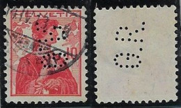 Switzerland 1895/1932 Stamp With Perfin G.R. By Gebrüder Röchling AG Iron And Steel From Basel Lochung Perfore - Perforés