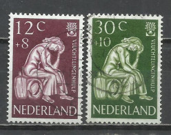 0112U-SERIE COMPLETA HOLANDA 1960 Nº 717/718 AÑO REFUGIADO .NETHERLAND. PAISES BAJOS - Used Stamps