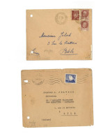 SP1090) VERIFICATO CENSURA GEOFFNET FORI DA ARCHIVIO N.2 BUSTE TIMBRO CENSURA POSTALE REICH - Andere & Zonder Classificatie