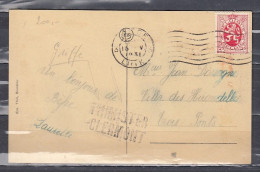 Postkaart Van Liege 3 Luik Naar Trois-Ponts Met Langstempel THIMISTER CLERMONT - Linear Postmarks