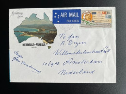 AUSTRALIA 1984 AIR MAIL LETTER MERIMBULA TO AMSTERDAM AUSTRALIE - Storia Postale