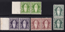 British Virgin Islands, 1899 Y&T. 20, 23, 24, 25, MNH. - British Virgin Islands