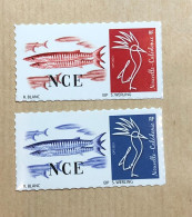 NOUVELLE CALEDONIE (New Caledonia) -  Paire De Timbres Personnalisés - Barracuda  - 2022 - Neufs