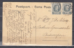 Postkaart Van Ranst (sterstempel) Naar Antwerpen - Sterstempels