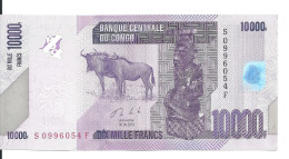 CONGO 10000 FRANCS 2013 UNC P 103 B - Sin Clasificación