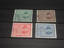 LIECHTENSTEIN   SERIE  315-318   GEBRUIKT (USED) - Gebraucht