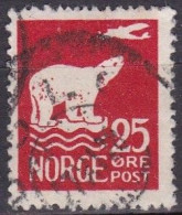 NO010E – NORVEGE - NORWAY – 1925 – ADMUNDSEN’S POLAR FLIGHT – SG # 173 USED 7,50 € - Oblitérés