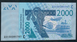 W.A.S.  BURKINA FASO P316Cw  2000 FRANCS (20)23   2023   Signature 46    UNC. - West-Afrikaanse Staten