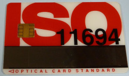 USA - Optical & Chip - Lasercard - ISO 11694 - With Control - Autres & Non Classés