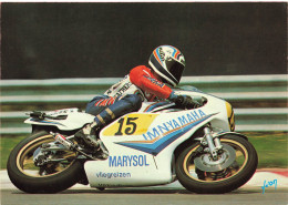 CPSM Motocycliste-Boit Van Dulmen-Yamaha 500-Imola 1981-RARE        L2615 - Moto Sport