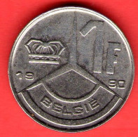 Belgio - Belgium - Belgique - Belgie - 1990 - 1 Franco - QFDC/aUNC - Come Da Foto - 1 Franc