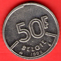 Belgio - Belgium - Belgique - Belgie - 1992 - 50 Franchi - QFDC/aUNC - Come Da Foto - 50 Francs