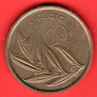 Belgio - Belgium - Belgique - Belgie - 1982 - 20 Franchi - SPL/XF - Come Da Foto - 20 Francs