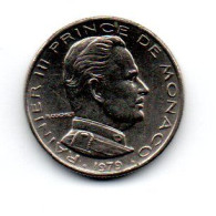 MONACO --MONTE CARLO --Monégasque -- Pièce De 1/2 Franc 1979 -- RAINIER III - 1960-2001 Nieuwe Frank