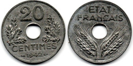 MA 30777 / France - Frankreich 20 Centimes 1942 SPL - 20 Centimes