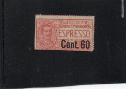 1922 - Italia - Espresso - Poste Exprèsse