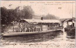 Paris  , Quay D'Orsay (Sent 1905) - The River Seine And Its Banks
