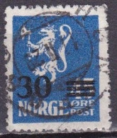 NO014B – NORVEGE - NORWAY – 1927-28 – STANDING LION – SG # 197 USED 4 € - Oblitérés