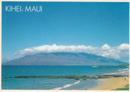 Kihei Maui Hawaii, Beach Scene, C1990s Vintage Postcard - Maui