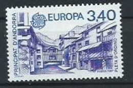 Europa CEPT Andorre Français YV 359 1987 MNH Cote 16 Euros - 1987