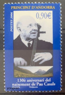 Andorra (French Post) 2006, 130th Anniversary Of Pablo Casals, MNH Single Stamp - Unused Stamps