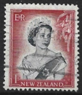 New Zealand 1954. Scott #297 (U) Queen Elizabeth II - Oblitérés