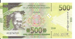 GUINEE 500 FRANCS 2019 UNC P 53 A - Guinée