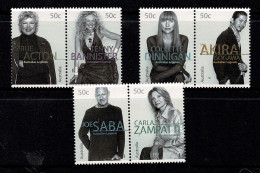 Australia 2005 Fashion Designers - Legends  Set Of 6 MNH - Ungebraucht