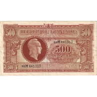 France, 500 Francs, Marianne, 1945, 83M, TTB+, Fayette:VF 11.2, KM:106 - 1943-1945 Maríanne