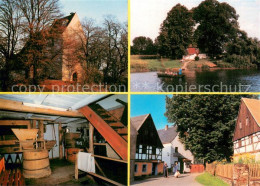 73734548 Hoefgen Grimma Kirche Faehre Muehlenmuseum Gaststaette Zur Wassermuehle - Grimma