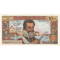 France, 50 Nouveaux Francs, Henri IV, 1960, F.56, SUP, Fayette:58.5, KM:143a - 50 NF 1959-1961 ''Henri IV''