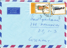 Greece Air Mail Cover Sent To Germany 3-9-1975 - Lettres & Documents