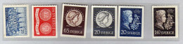 Suede - (1953-55) - Stockholm - Poetesse Lenngren  - Poete - Atterborn    -  Neufs** - MNH - Unused Stamps