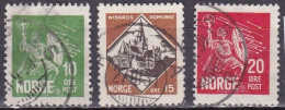 NO019A – NORVEGE - NORWAY – 1930 – SAINT OLAF – SG # 229/31 USED 2,75 € - Oblitérés