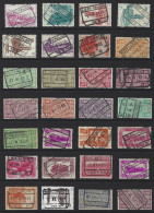 Y059 - Belgium - Railway Parcel Stamps - Used Lot - Sonstige & Ohne Zuordnung