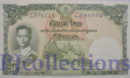 THAILAND 20 BAHT 1953 PICK 77d UNC - Thailand