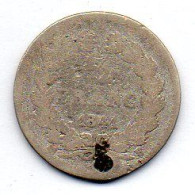 FRANCE, 1/2 Franc, Silver, Year 1841-B, KM # 741.2 - 1/2 Franc