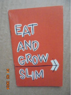 Eat And Grow Slim - American Institute Of Baking, 1953 - Nordamerika