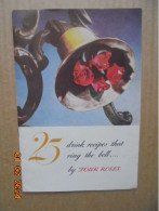 25 Drink Recipes That Ring The Bell... By Four Roses - Frankfort Distillers Corp. 1945 - Noord-Amerikaans