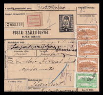 HUNGARY Nice Parcel Post Card  Magyar.Kir.Posta. 25 1932. "terjedelmes" - Parcel Post