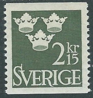 1961-69 SVEZIA TRE CORONE 215 ORE MH * - RB13-10 - Unused Stamps